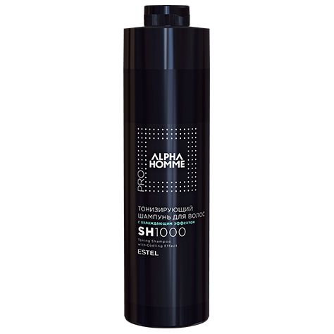 ALPHA HOMME ESTEL tonic shampoo with cooling effect 1000 ml